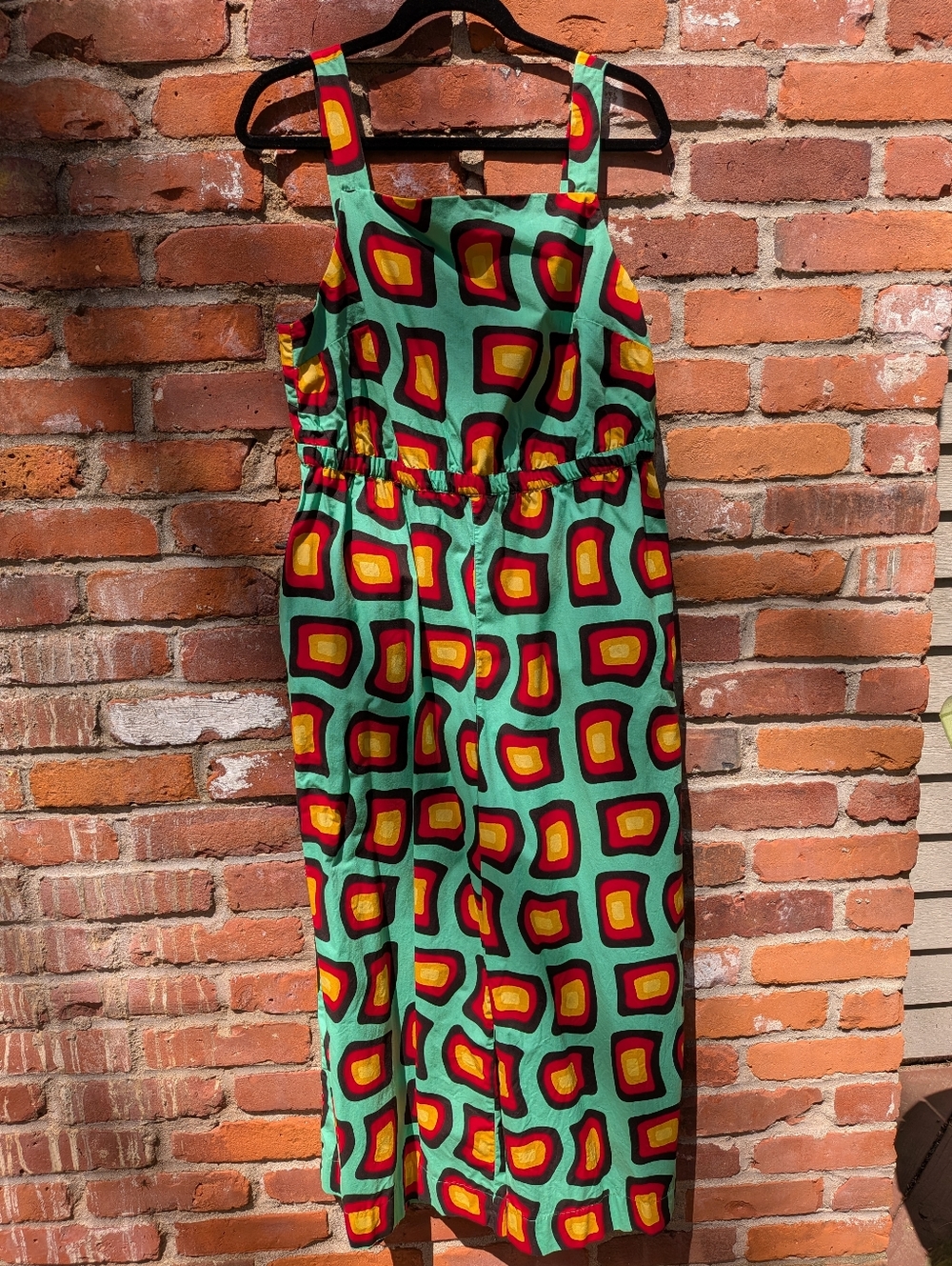 Lucy & Yak Retro Geometric Overalls Size 12 US